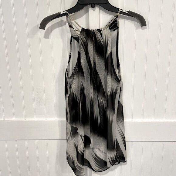 Marciano Tops - Marciano adorable sleeveless top/dress in black,gray & white size XS